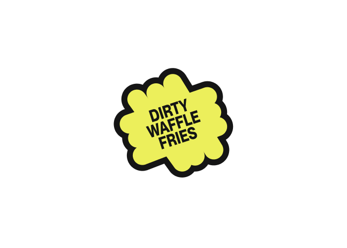 Dirty Waffle Fries Sticker