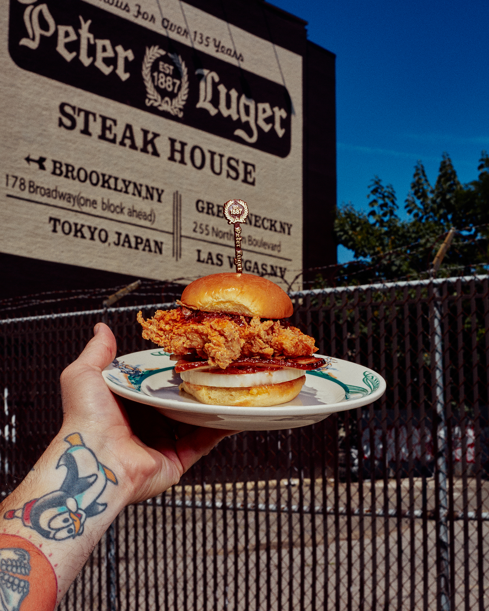 Fuku x Peter Luger: The Steakhouse Chicken Sando